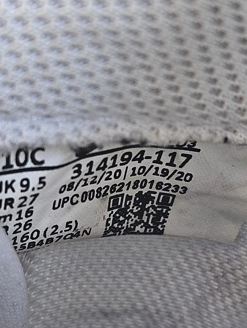 Nike Air Force 1 AF1 Low Triple White Toddler SZ 10C Leather Tie 314194-117